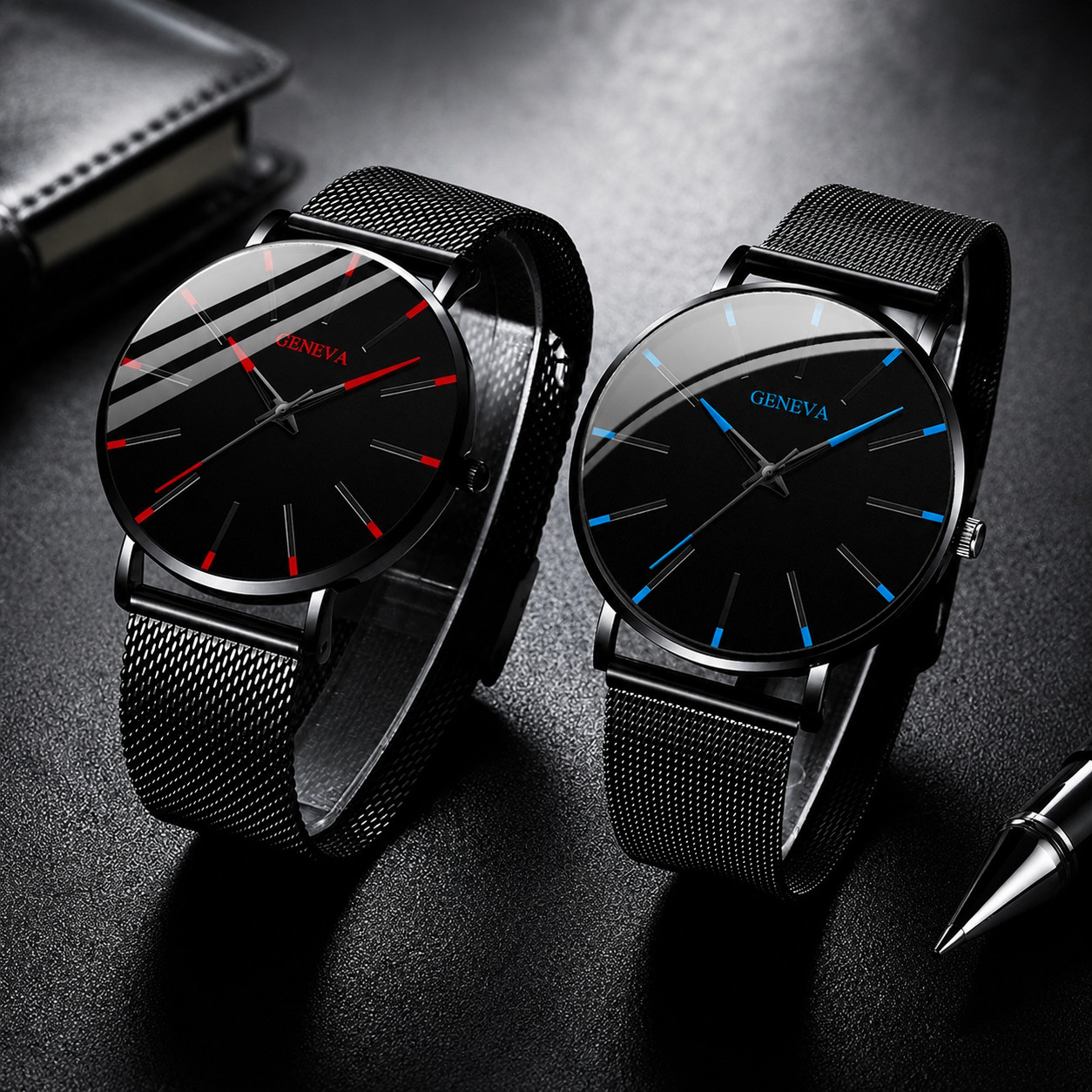 Waterproof Men's Watch Stainless Steel Quartz Luminous Classic Watches Business