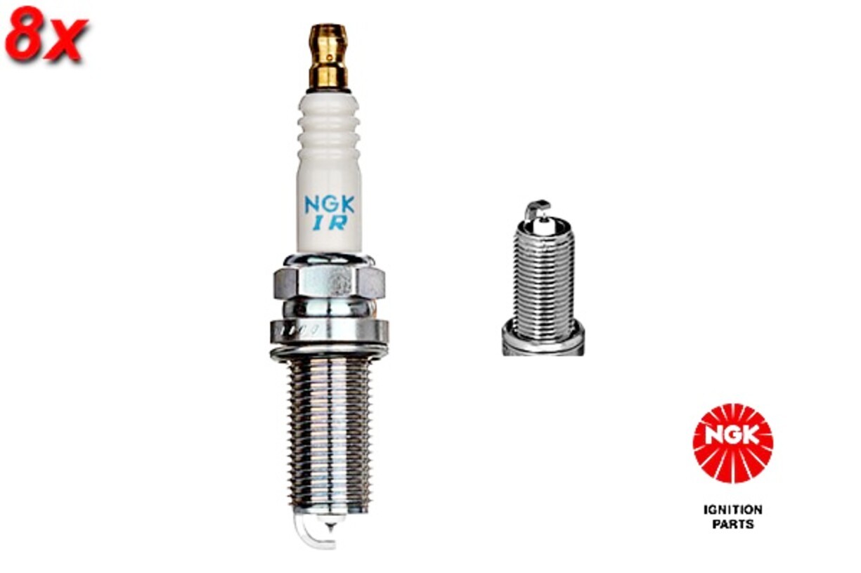 NGK 8x Spark Plug For DAIHATSU Cuore VII LEXUS SUBARU TOYOTA 05-15 90919-01191