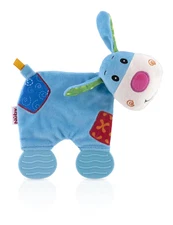 Comfort Teething Plush Pal, Interactive Blanket and Teether in One, Dog