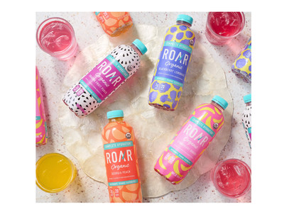 Roar Organic (12) 18 oz Btls Vitamin & Electrolyte Beverages