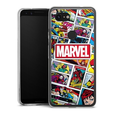 Slim Hülle für Google Pixel 3a Comic Muster Marvel