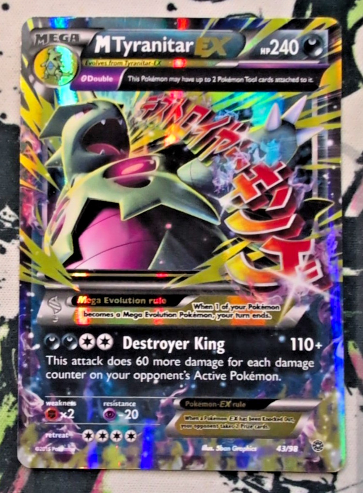 M Tyranitar Ex 43/98 Pokemon Ancient Origin