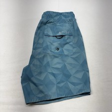 Spyder Swim Blue Patterned Board Shorts UV Protection Bathing Suit Men  s M