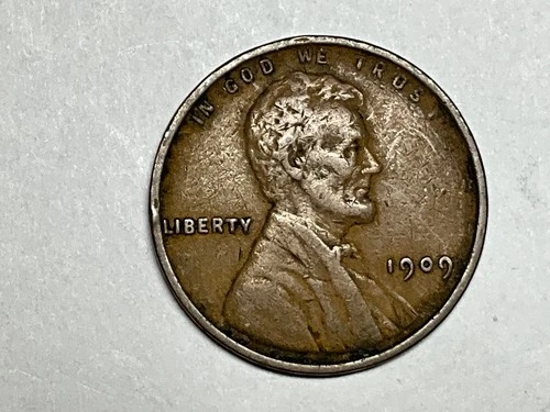1909 VDB Lincoln Wheat Cent Good Details #1 See Photos