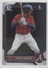2022 Bowman Draft Chrome Nacho Alvarez Jr Ignacio Alvarez #BDC-125 04xc