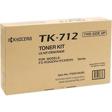Genuine Kyocera Mita TK712 Black Toner Cartridge 1T02G10US0 FS-9130DN FS-9530DN