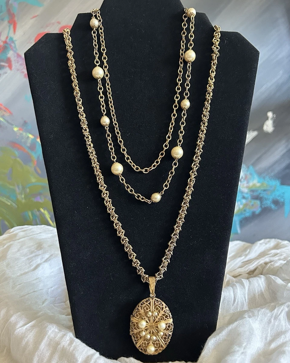 vintage miriam haskell necklace products for sale | eBay