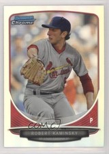 2013 Bowman Draft Draft Picks Chrome Refractor Robert Kaminsky #BDPP57 3v8