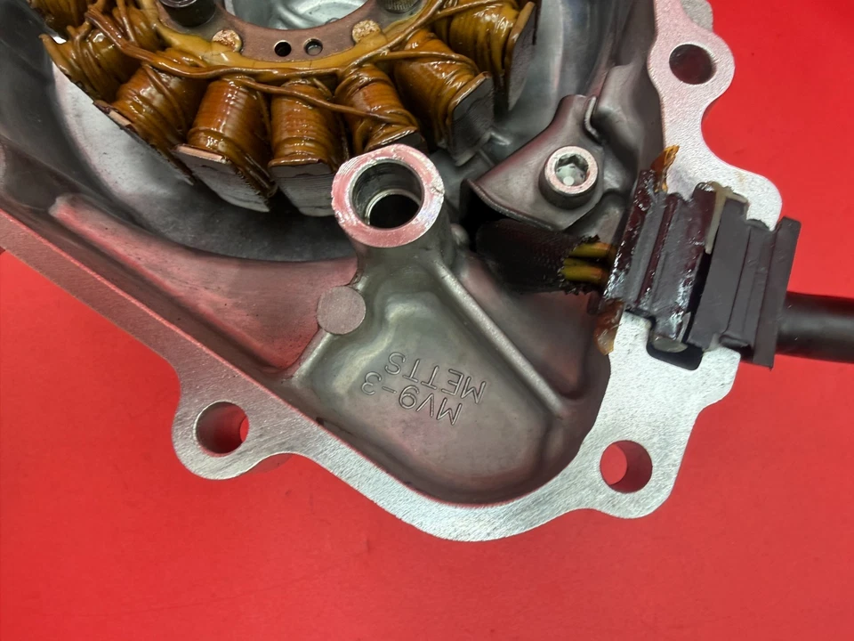 Honda CBR600F2 CBR600 F2 1993-1995 OEM Estator Izquierdo Generador ALTERNADOR Cubierta Foto 4 de 4