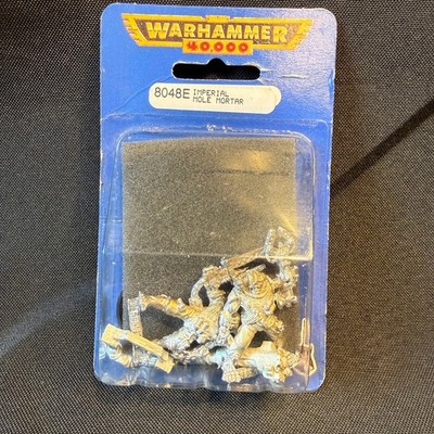 Warhammer 40k Imperial Mole Mortar metal new in box Oldhammer 8048E