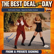 Heather Graham Signed 8x10 Photo Austin Powers JSA COA from Private Signing