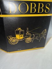 Dobbs Fifth Avenue Black Felt Fedora Hat Men  s Size L With Original Box