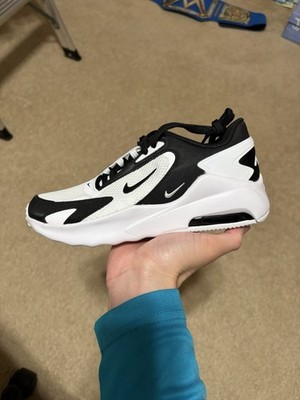 Size 6.5 Womens / 5Y - Nike Air Max Bolt White Black Running Shoes Sneakers