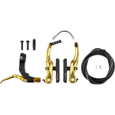 Promax P-1/Click V-Point Linear Pull Brake Kit - 108mm, Gold BR1167