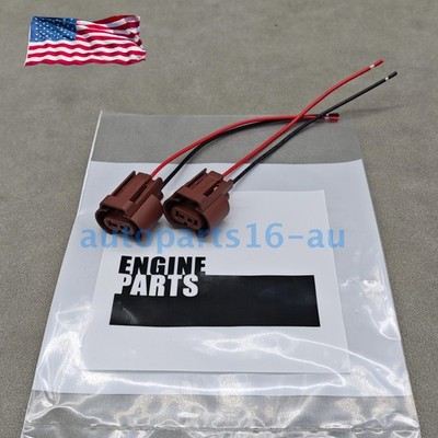 OEM Wire Pigtail Female For 9006 HB4 Two Harness Fog Light Socket Connector Lamp