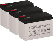 Liebert Upstation GXT1000MT-120 UPS Replacement Batteries - Set of 3