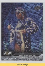 2024 AEW All Elite Wrestling Speckled Rainbow Foil Kris Statlander #35 READ 1i7h
