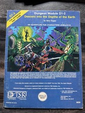 Descente dans les profondeurs de la Terre - Donjons et dragons avancés D1-2 TSR9059