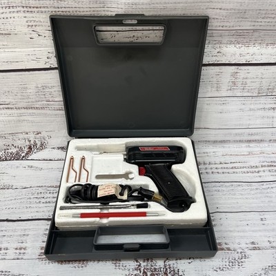 Vintage WELLER Model 8200N Soldering Gun w/ Case & Accessories Solder Tool