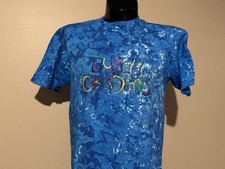 vintage BUSCH GARDENS rare tie-dye embroidered t-shirt Large Made in USA 90s