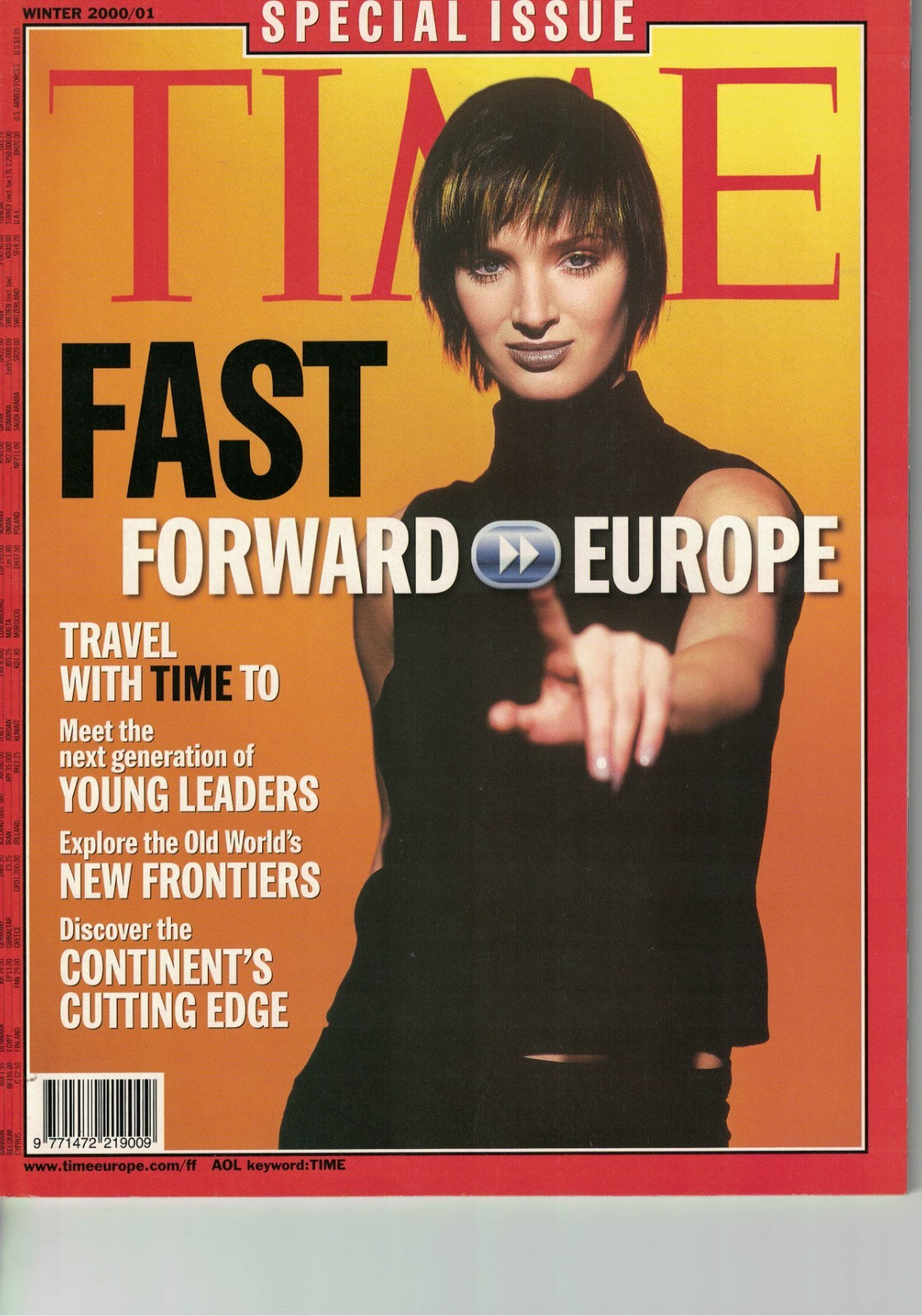 Europe TIME Magazine Special Issue WINTER 2000-2001 Fast Forward 01