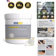 Liquid Waterproof Sealant Transparent Indoor Outdoor Leak Repair Coating 35oz