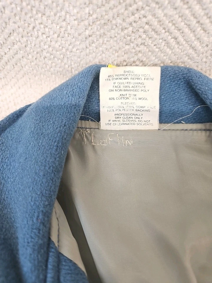 De colección Howe Ropa Atlética Lana Letterman Chaqueta Universitaria Banda "R" Foto 3 de 4