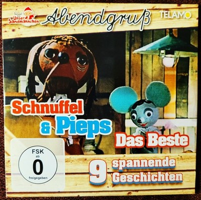 DVD NEU: Unser Sandmännchen, Schnuffel & Pieps Das Beste 9 spannende Geschichten