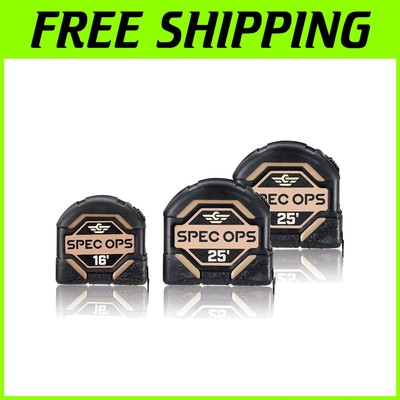 Professional 3-Pack Tape Measure Set - Precision Measurement & Supports Veterans