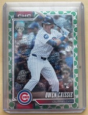 2026 Topps Series 1 Green Spring Training Foil OWEN CASSIE(RC) #19/99 SP
