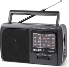 AM FM Radio Portable Plug in Wall or AA Battery Operated for Home/Outdoor  Emer