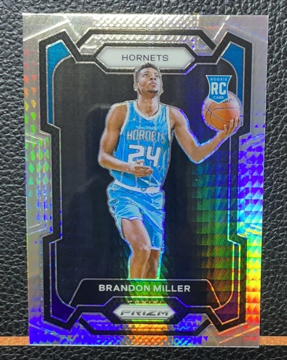 Brandon Miller 2023-24 Panini Prizm Hyper Prizm RC #152