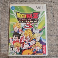 Dragon Ball Z: Budokai Tenkaichi 3 (Nintendo Wii, 2007) NO manual
