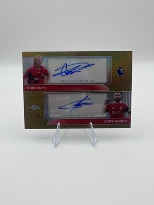 Topps 2026 Chrome Premier League Dual Autograph Kuyt Gakpo Liverpool FC /50