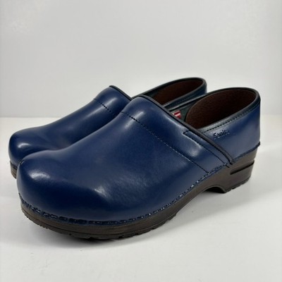 Sanita Izabella Women s US 11.5 12 Blue Professional Comfort Nursing Work Clogs