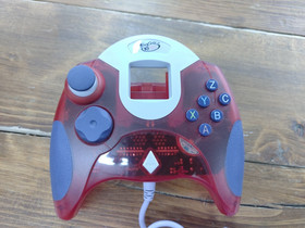 Mad Catz Sega Dreamcast Controller Clear Red Color! TESTED/ WORKING