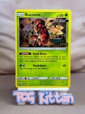Buzzwole SM218 STAFF STAMP Promo Cosmic Eclipse Prerelease TCGKITTEN on eBay