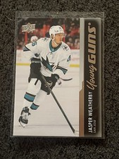 Upper Deck 2021-22 Series 2 Young Guns Rookie Jasper Weatherby #487 Sharks NHL