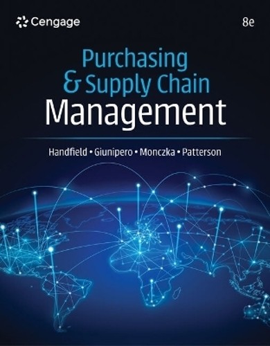 Purchasing and Supply Chain Management by Robert Handfield, L... - 9798214042039