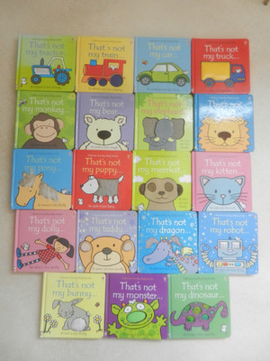 Usborne That's Not My Books x 19 Touch & Feel Sensory Donkey Robot Monster Bunny