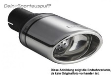 Ulter Sportauspuff Fiat BRAVO 2 ab 2007 120x80mm oval eingerollt