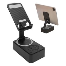 Mobile Phone Stand With BT Speaker 360° Rotatable Anti Slip Cell Phone Stand Wit
