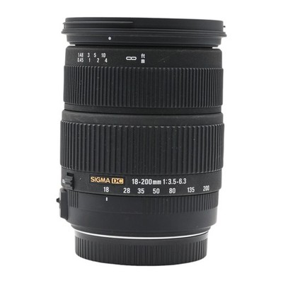 Sigma 18-200Mm DC OS 3.5-6.3 Zoom Lens - Canon EOS AF Digital