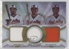 2018 Triple Threads Relic Combos 8/36 Trey Mancini Adam Jones Manny Machado 19wd