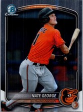 2025 Bowman Draft #BD-113 Nate George CHROME