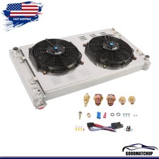 3 Row Radiatorshroudelectric Fan For 1988-1999 Chevy Gmc Ck 1500 2500 3500