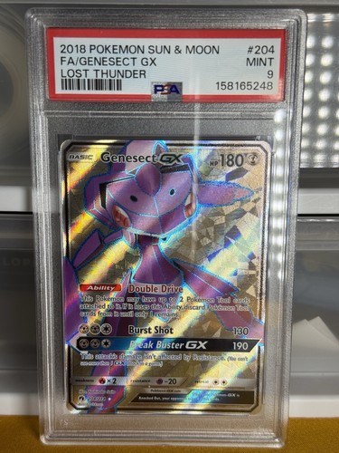 Genesect-GX graded PSA 9 for sale on eBay