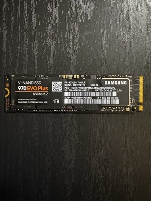 Samsung 970 EVO Plus 1TB M.2 NVMe Internal SSD - (MZ-V7S1T0B/AM) With Heatsink