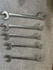 Vintage Snap-on Vs22-vs32 Sae 5pc 4-way Angle Open End Wrench Set 3 Underline