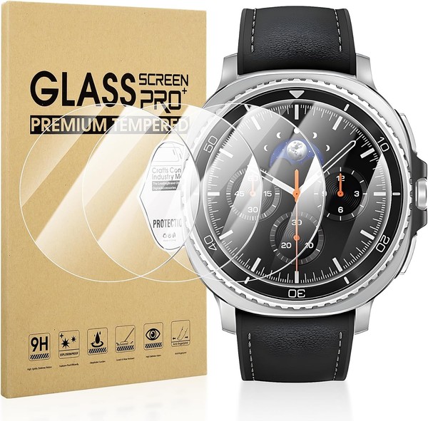 Schutzfolie FüR Samsung Galaxy Watch 8 Classic 46Mm 9H HäRte GehäRtetes Glas 4-image